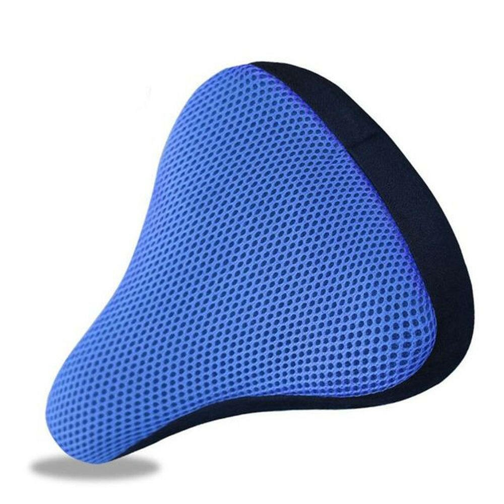 Bicycle Saddle 3D Soft Bike Seat Cover Cycling Silicone Seat Cushion Cycling Breathable Saddle Comfortable Bicycle Bike-WAYBIKER