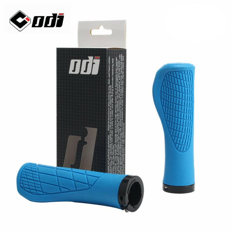 ODI Bicycle Grips Soft Silica Gel Mountain Bike Grips Ergonomics Mtb Cuffs Waterproof Mtb Bike Handle Lock on Bicycle Handles-WAYBIKER