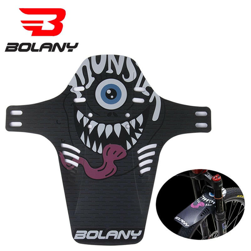 BOLANY Bicycle Fenders Anti-splash Plastic MTB Mudguard For Front Rear Wings Mud Guard Easy To Install Bike Accessories