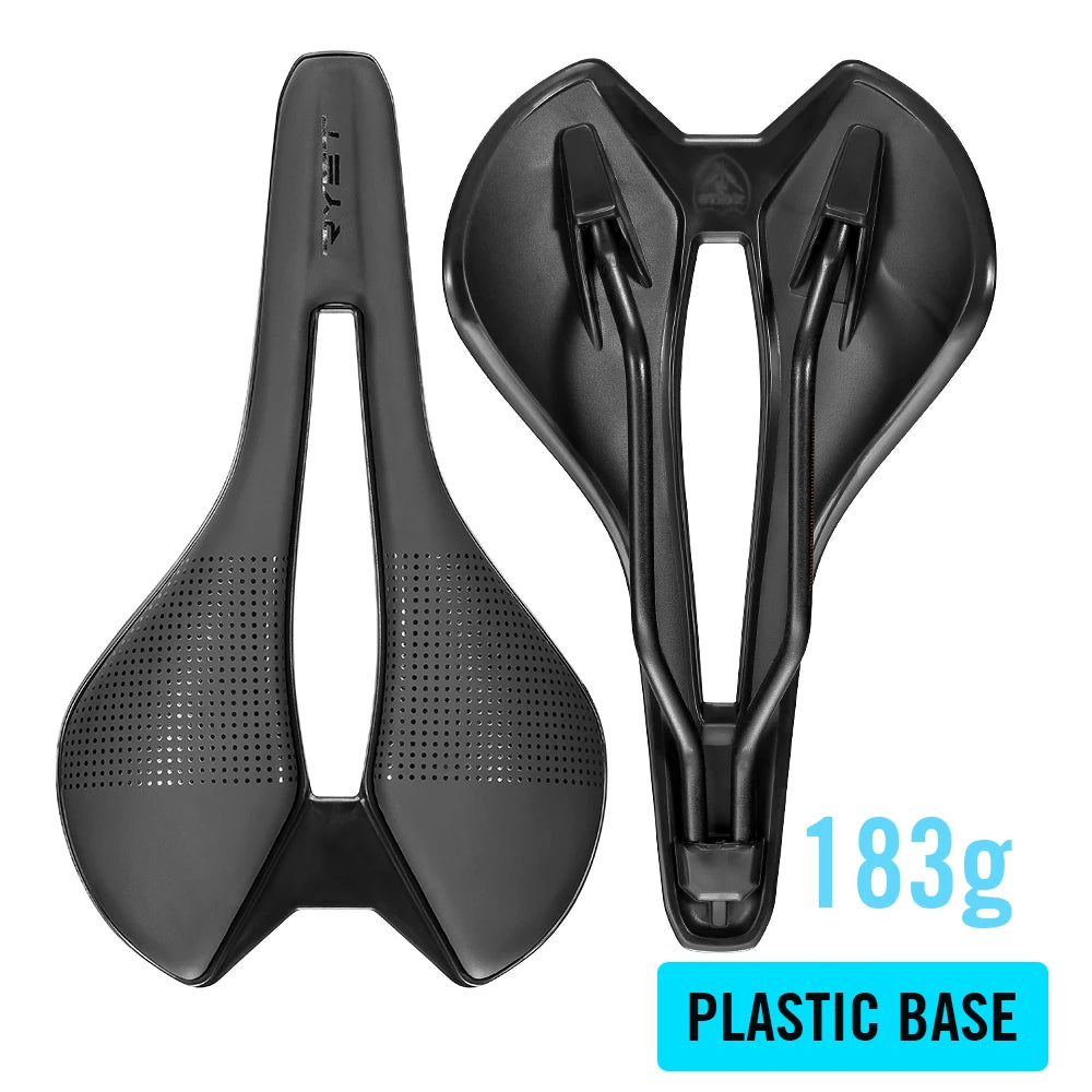 RYET Full Carbon Bike Saddle Ultralight Oval Carbon Rails Seating Saddles Superflow Road Bicycle Seating Cushion Cycling Parts
