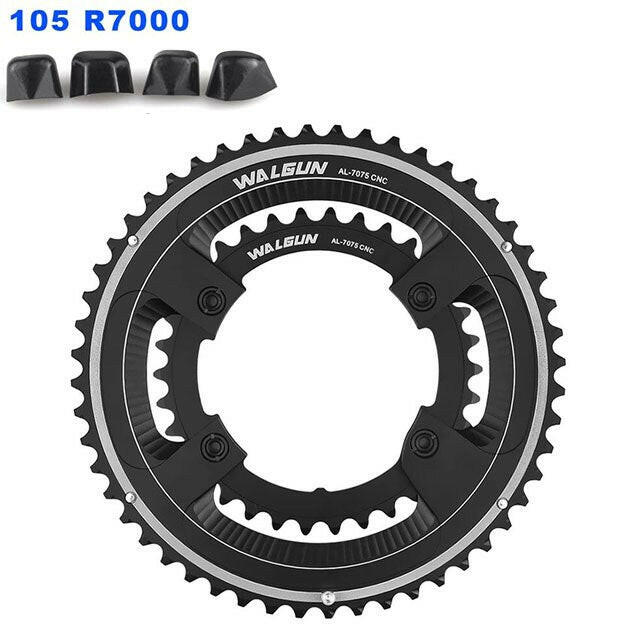 ULTEGRA FC-R8000 105 R7000 CHAINRING 110BCD 4-BOLT ROAD BIKE CHAIN RING 50T-34T 52T-36T 53T-39T DOUBLE BICYCLE CRANKSET PARTS-WAYBIKER