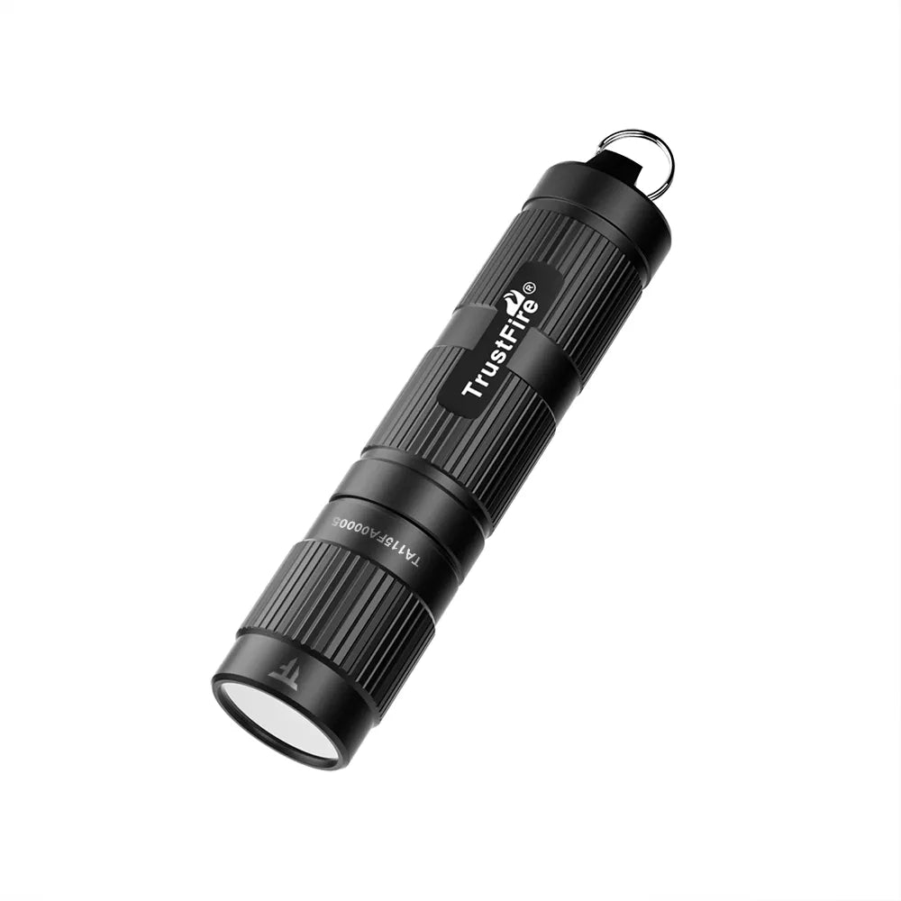 Trustfire Mini3 Edc Led Flashlight Keychain 350 Lumens Wide Voltage Design 1.2v/1.5v/3.7v/4.2v Aaa 10440 Battery Ipx8 Torch Ligh-WAYBIKER
