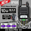 Baofeng UV S22 Pro V2 10W IP68 Walkie Talkie Waterproof High Power CB Ham Long Range UV68 Portable Two Way Radio UV-S22 Hunting