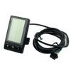 1 Set S866 Electronic LCD Display 24V 36V 48V With LCD Display Instrument SM Connector Scooter Modification Accessories-WAYBIKER