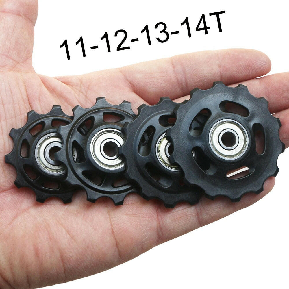 11T 12T 13T 14T Bearing MTB Bicycle Rear Guide Wheel Road Bike Jockey Rear Derailleur Pulley Roller for Shimano Sram Repair Kit-WAYBIKER