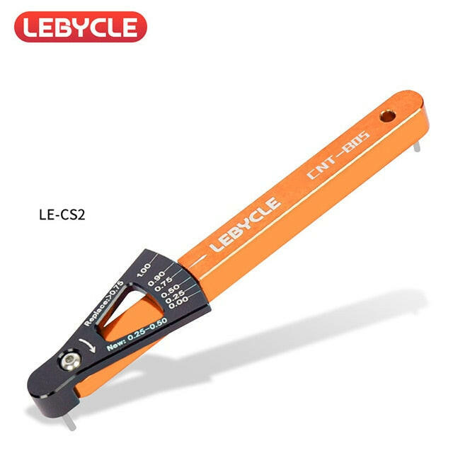 LEBYCLE 6 Colors Bicycle Chain Wear Indicator Tool Chain Links Checker MTB Road Bike Aluminum Alloy Repair Accurate Tools-WAYBIKER