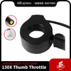 130X Ebike Throttle E Bicycle 24V 36V 48V 52V 60V 72V Thumb Ebike Electric Scooter Throttle-WAYBIKER