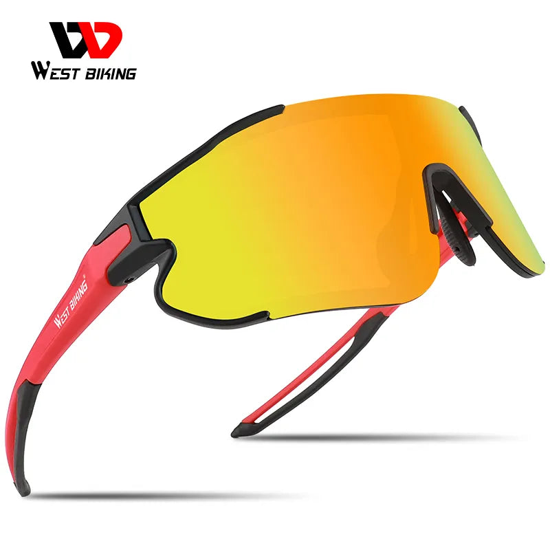 WEST BIKING Cycling Glasses Polarized Outdoor Sport Sunglasses MTB Mountain Bicycle Eyewear UV400 Protection Cycling Goggles-WAYBIKER
