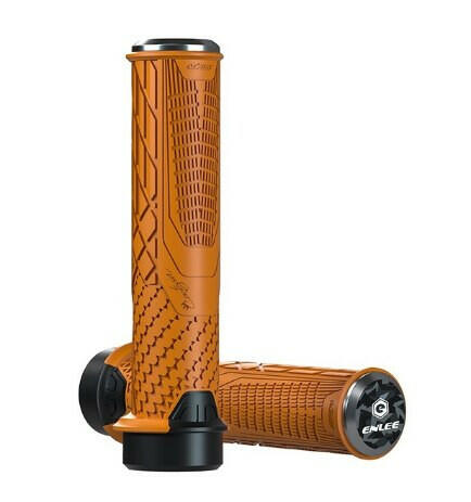ENLEE Cycling Bike Rubber Handle Cover Anti-Slip Shock Absorber Grip Mountain Bike Handle Universal Unilateral Locking-WAYBIKER