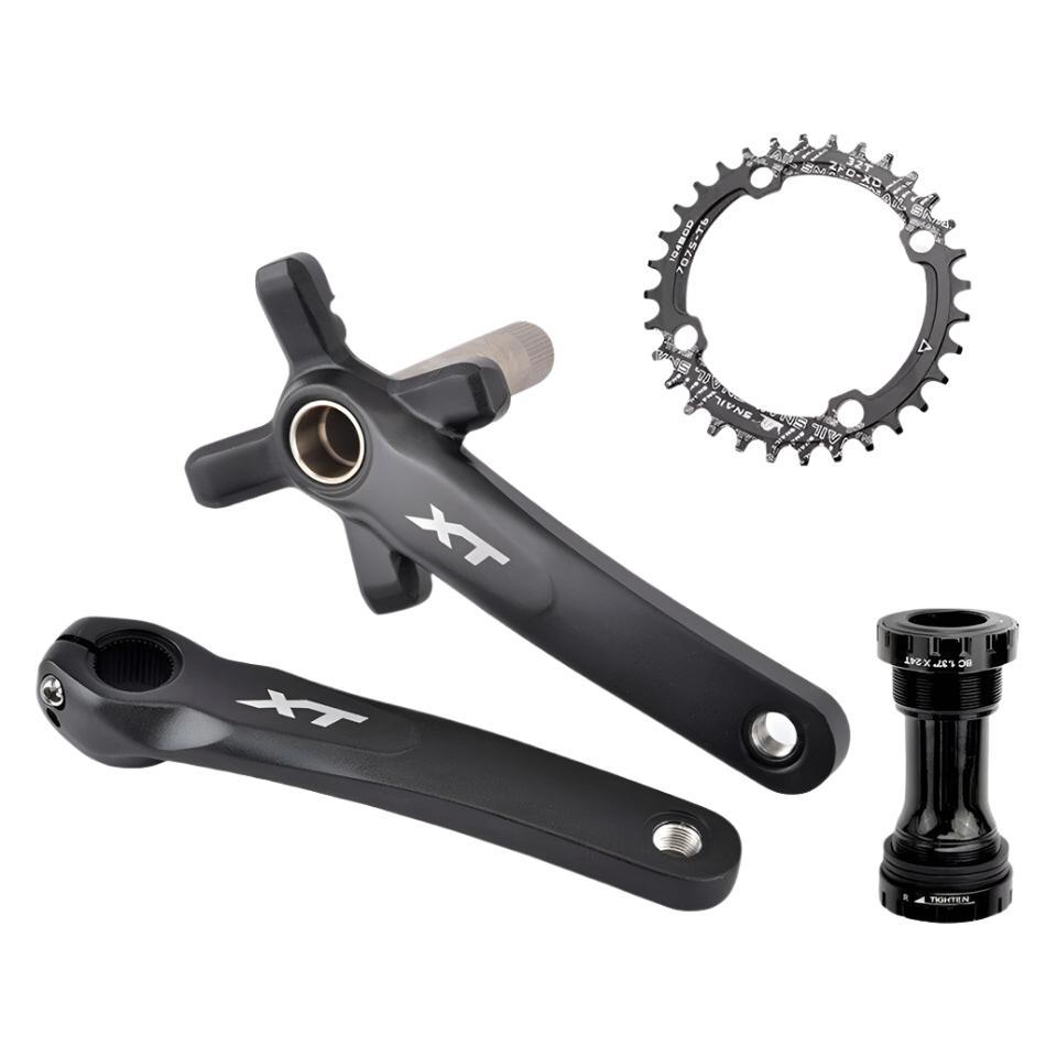GOLDIX XT Bicycle Crankset 104BCD Chainring Wide Narrow 32-42T 170/175mm Forged Crank Compatible with SHIMANO/SRAM 11-12Speed-WAYBIKER