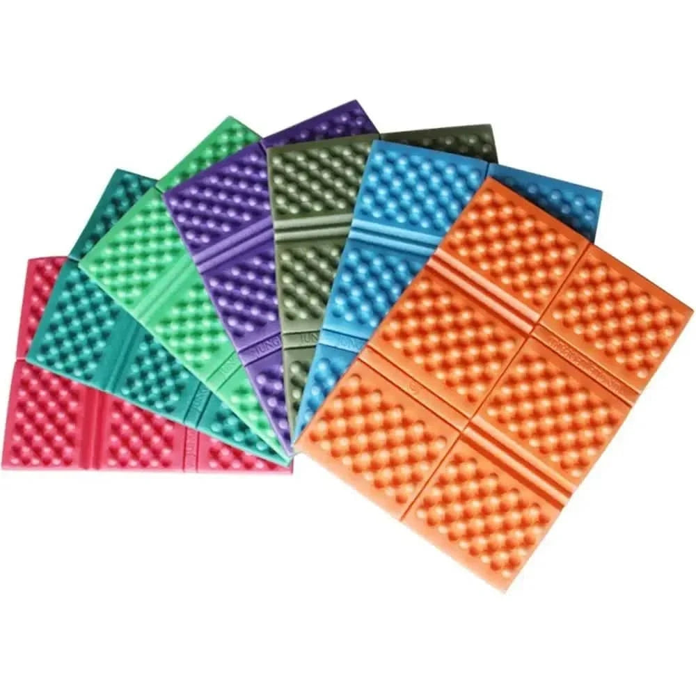 Honeycomb Massage Mat 6-Fold XPE Cushion Outdoor Hiking Camping Training Park Foldable Pillow Picnic Sitting Moisture-proof Pad-WAYBIKER