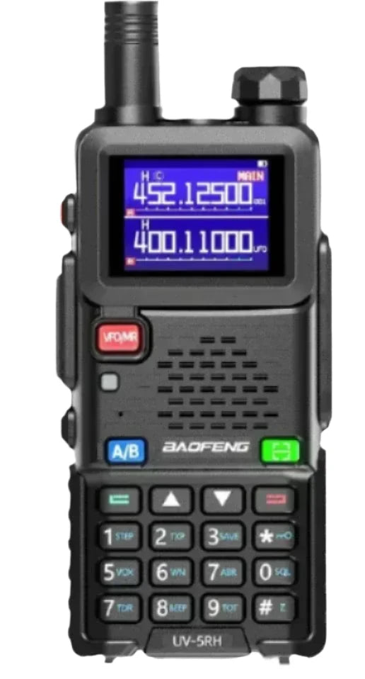 Baofeng UV-5RH 10W Air Band Walkie Talkie Wirless Copy Frequency 999CH Tri-power Type-C USB Long Range UV-5R Ham Two Way Radio-WAYBIKER
