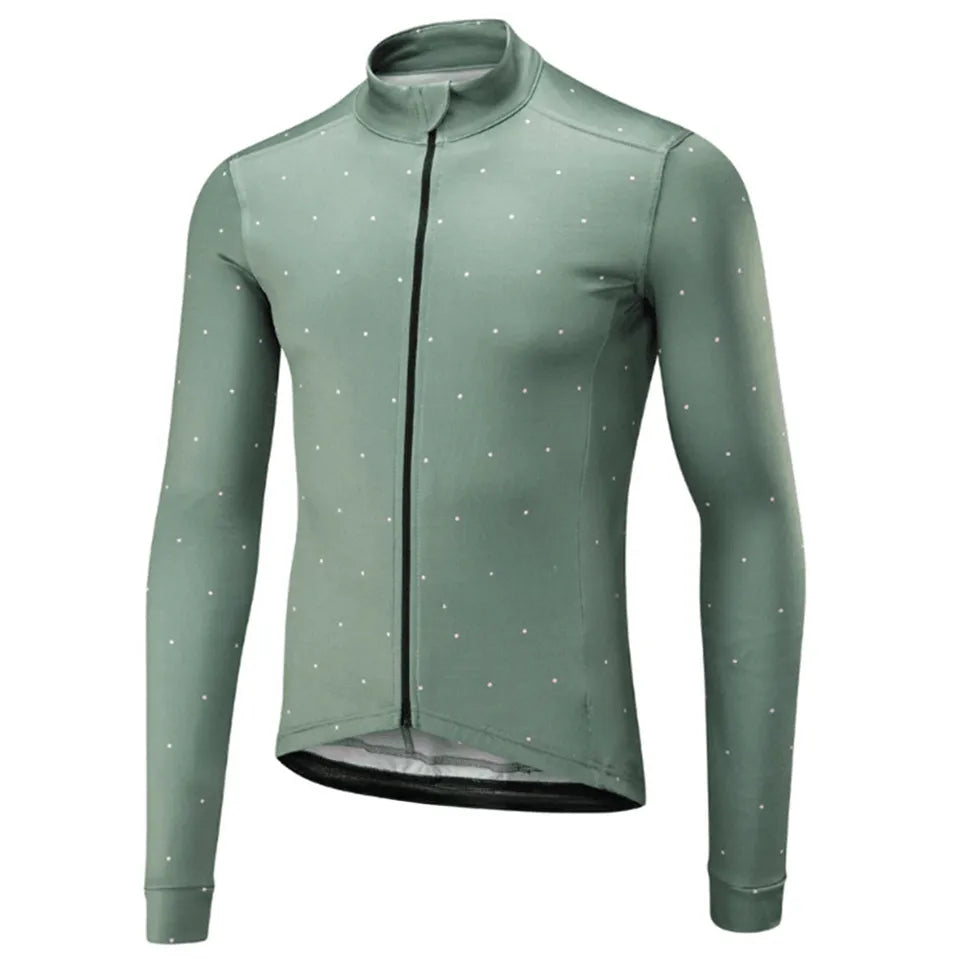 Cycling Jersey Spring Autumn Team Morvelo Long Sleeve Mens Cycling Jersey Ropa Ciclismo Bike Bicycle Clothes Clothing-WAYBIKER
