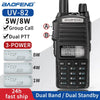 Baofeng UV 82 Walkie Talkie Real 5W 8W Ham Radio Comunicador Dual PTT Long Range 2 Way Portable FM Amateur Radio Station