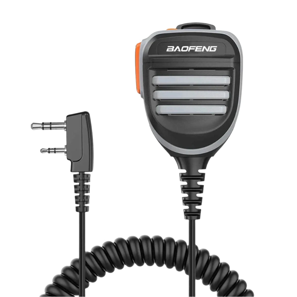 Baofeng BF-780 Dual PTT Remote Shoulder Walkie Talkie Speaker Mic Handheld Radio Microphone K 2 Pin For UV-5R BF-888S 21 PRO-WAYBIKER