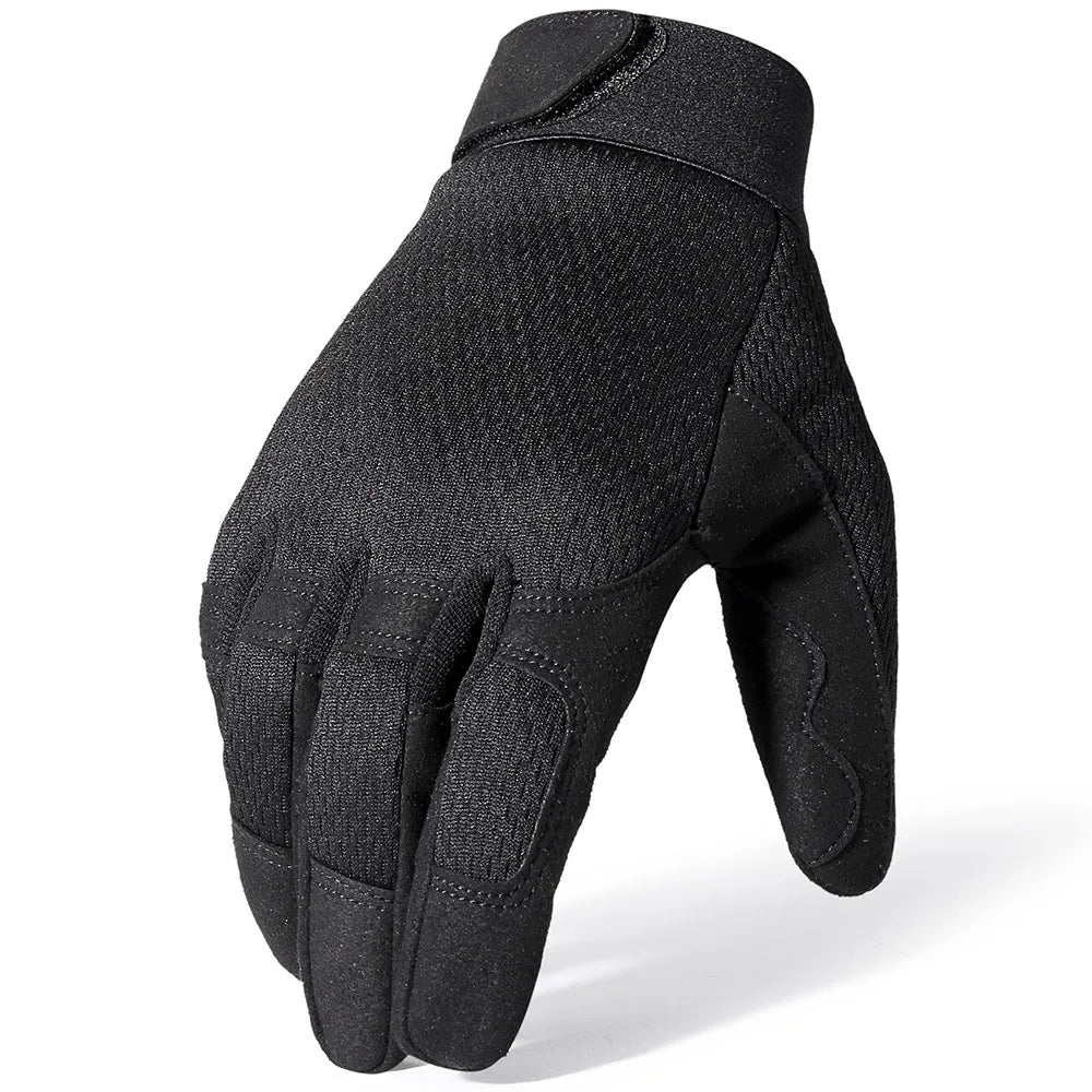 Outdoor Sports Tactical Gloves Training Army Climbing Shooting Cycling Ski Bicycle Wearproof Riding Mtb Road Bike Mittens Men-WAYBIKER