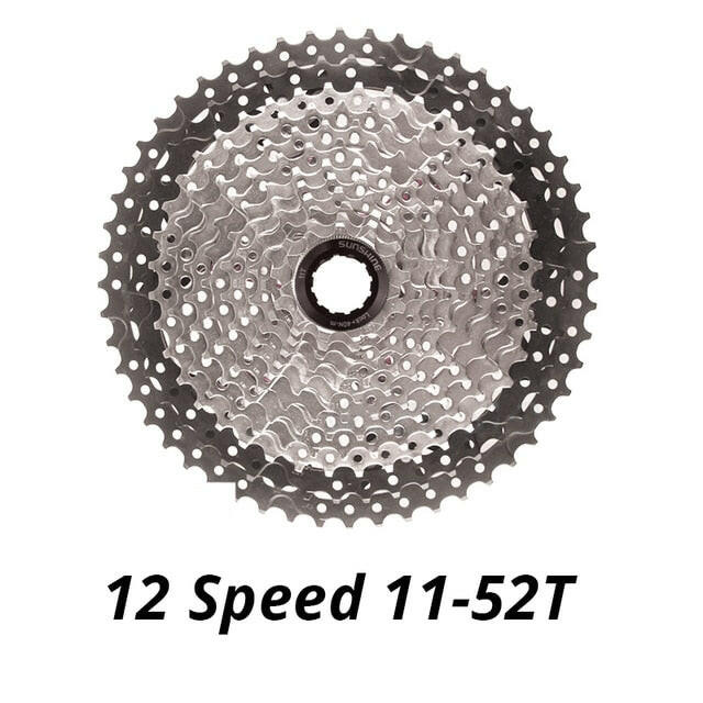 Sunshine 12Speed Freewheel Cassette 11-34T/46T/50T/52T Compatible HG Freehub for MTB Mountain Bicycle 12V M6100 Bike Parts-WAYBIKER
