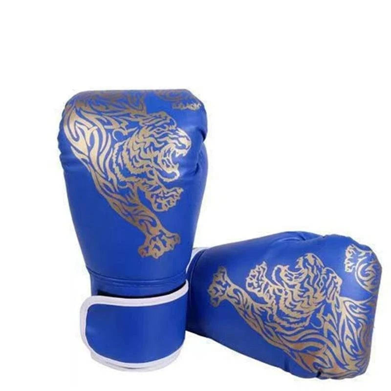 Adults Boxing Gloves Breathable PU Leather Fighting Gloves Children Boxing Training Kickboxing Gloves for Home Sport-WAYBIKER