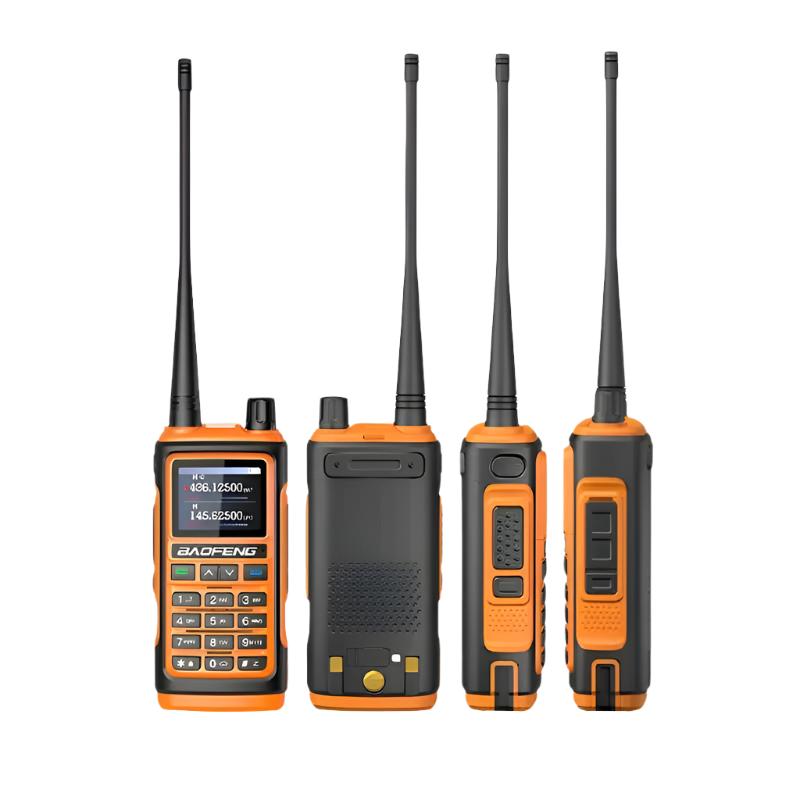 UV-17 Plus V1 V2 Baofeng Walkie Talkie 10W Type C Charging Dual/Tri Band Optional No Pro NOAA 1.77 Inch LCD Screen FM Waterproof-WAYBIKER