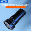 45000LM Ultra Powerful Flashlight Strong Light USB-C Rechargeable LED Torch 10400mAh 18650 Battery Power Bank Search Rescue PK80-WAYBIKER