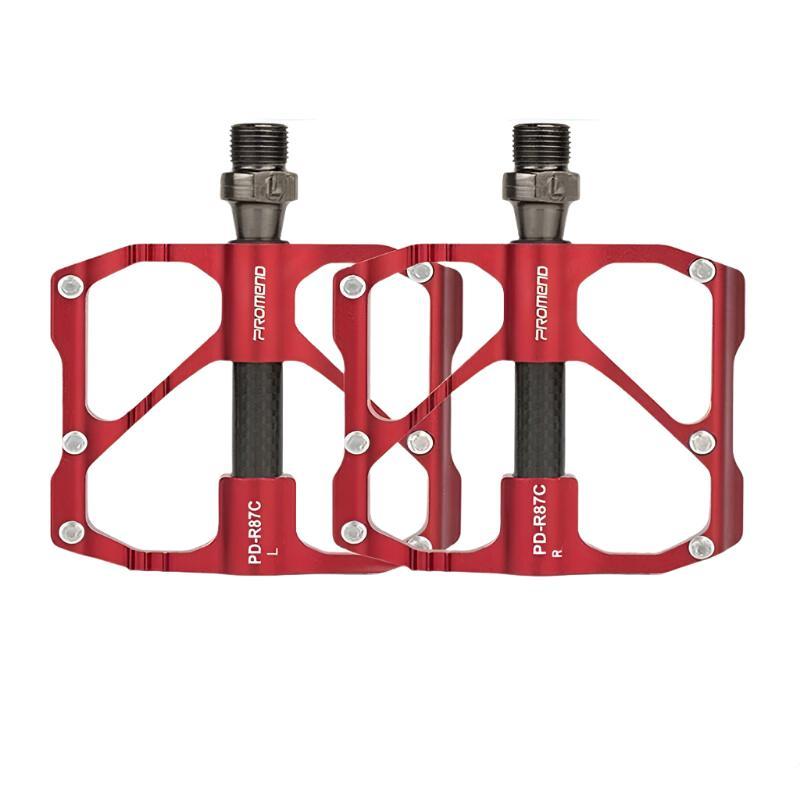 PROMEND Bike Pedals Quick Release Mtb Bicycle Pedals Anti-slip Ultralight Mountain Road Cycling Pedals Carbon Fiber 3 Bearings-WAYBIKER