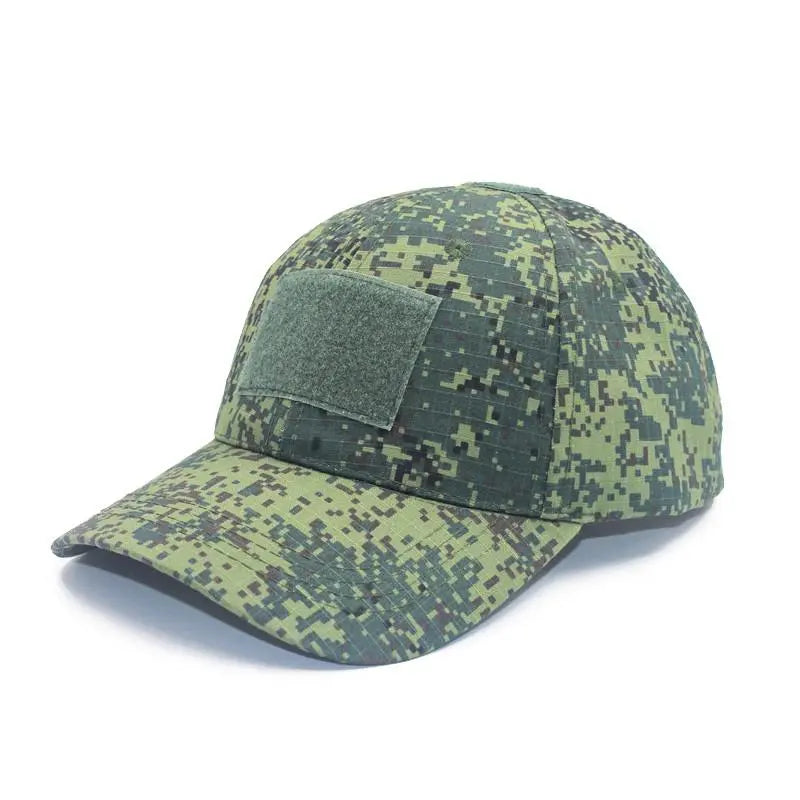 Unisex Outdoor Tactical Military Army Camo Adjustable Baseball Cap Camouflage Men Women Snapback Hat For Cycling Hiking Fishing-WAYBIKER