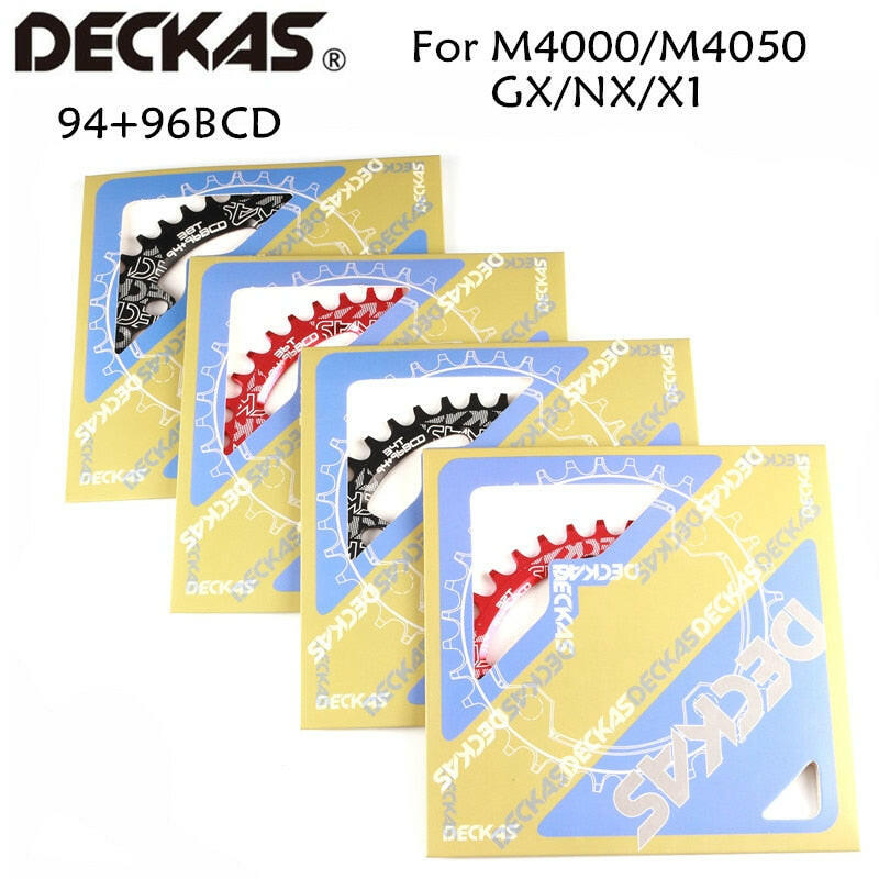 DECKAS 94+96 BCD bicycle chainwheel 32T 34T 36T 38T MTB bike Chainring mountain Crown Round Oval  for M4000 M4050 GX NX X1 Crank-WAYBIKER