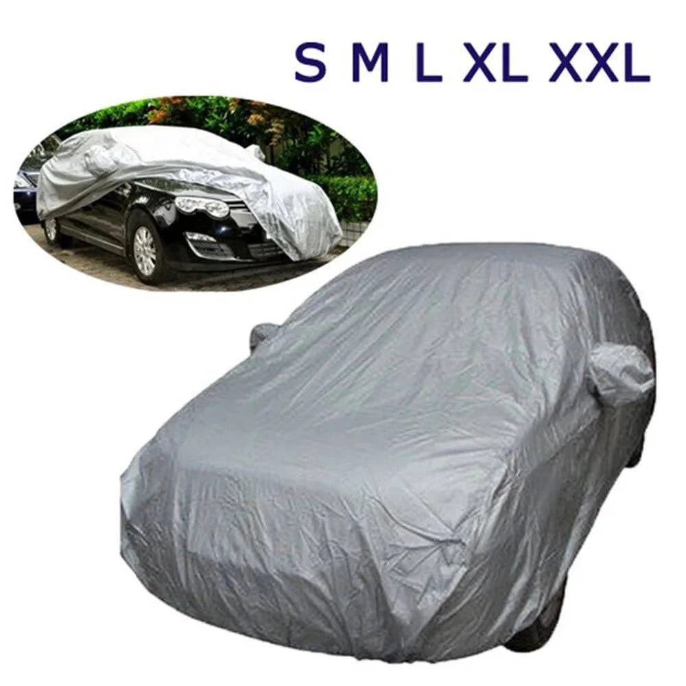 Vislone Universal Full Car Cover Outdoor Indoor UV Protection Sunscreen Heat Protection Dustproof  Scratch-Resistant Sedan Suit-WAYBIKER