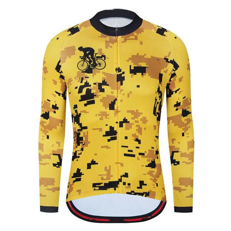 2023 Newest Spring Autumn Bicycle Tops MTB Clothing Mountain Bike Shirts Long Sleeve Cycling Jerseys For Men