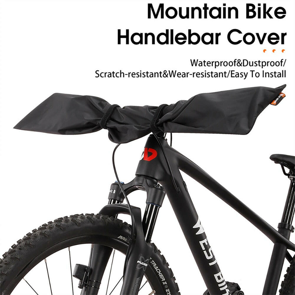 Bike Handlebar Protector Cover Waterproof Dustproof Road Bicycle Maintenance Cover Outdoor Bike Riding Handlebar Equipment-WAYBIKER