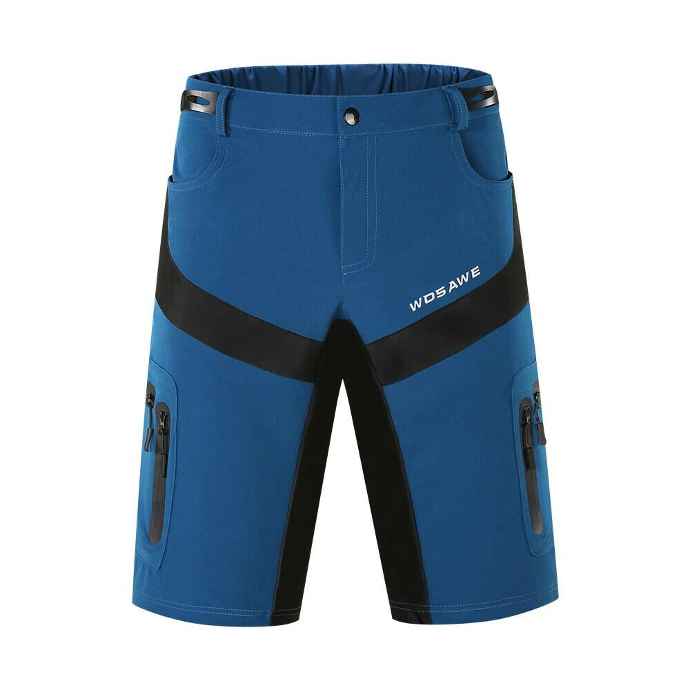 WOSAWE MTB Bike Shorts Multi-Pockects Breathable Loose fit Riding Road Bike Shorts Outdoor Sports Waterproof Cycling Shorts-WAYBIKER