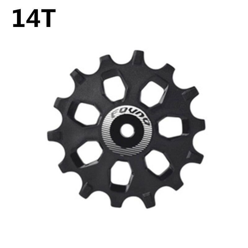 FOVNO 12T 14T 16T 1pcs Rear Derailleur Pulley Set Wide Narrow Tooth Guide Wheel Support 7-12s For Shimano Sram MTB Road Bike-WAYBIKER
