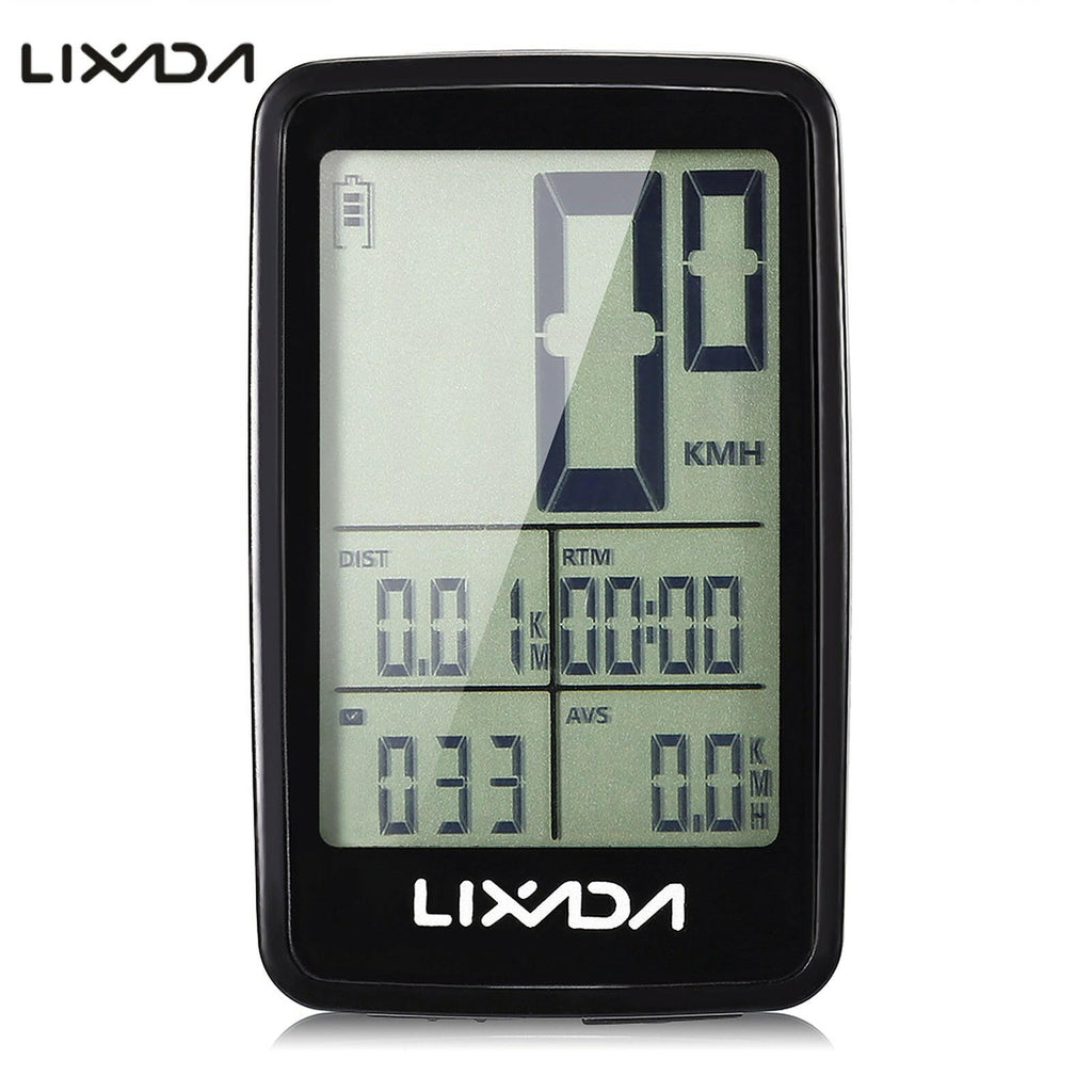Lixada  Wireless Bike Cycling Computer USB Rechargeable Bicycle Speedometer Odometer Meter Odometer Bicycle Computer-WAYBIKER