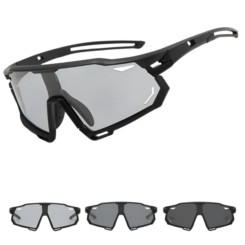 Photochromic Cycling Glasses Men Women Sunglasses Mountain Bike Road Eyewear New Bicycle Riding Outdoor Sports Hiking Goggles-WAYBIKER