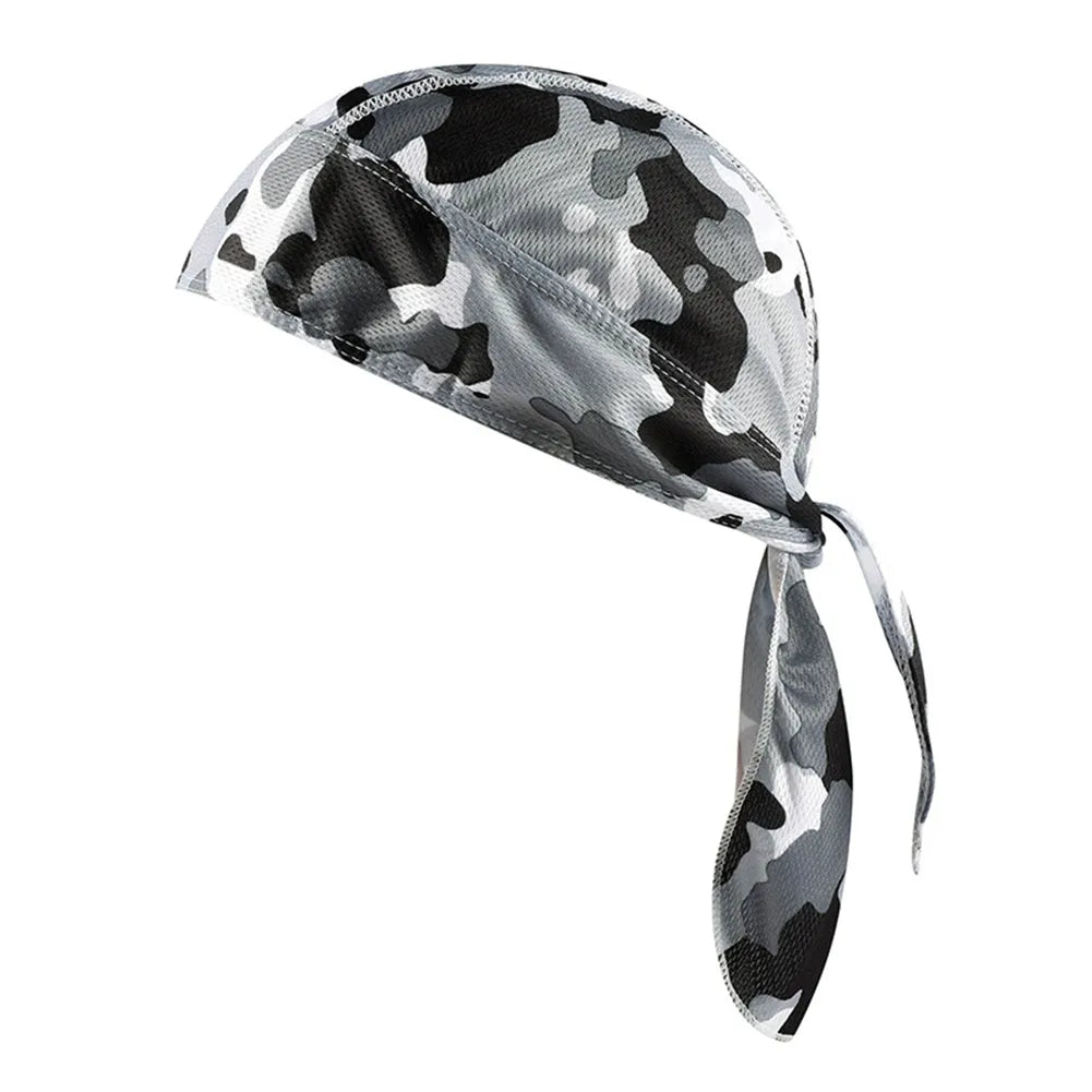 Quick Dry Cycling Cap Head Scarf Summer Men Running Riding Bandana Headscarf Pirate Cap Headband Men Head Scarf-WAYBIKER
