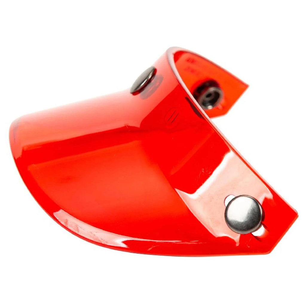 Universal 3 Snap-Button Visor Flip Up Wind Shield for Open Face Motorcycle Helmet Equipment Accessories-WAYBIKER