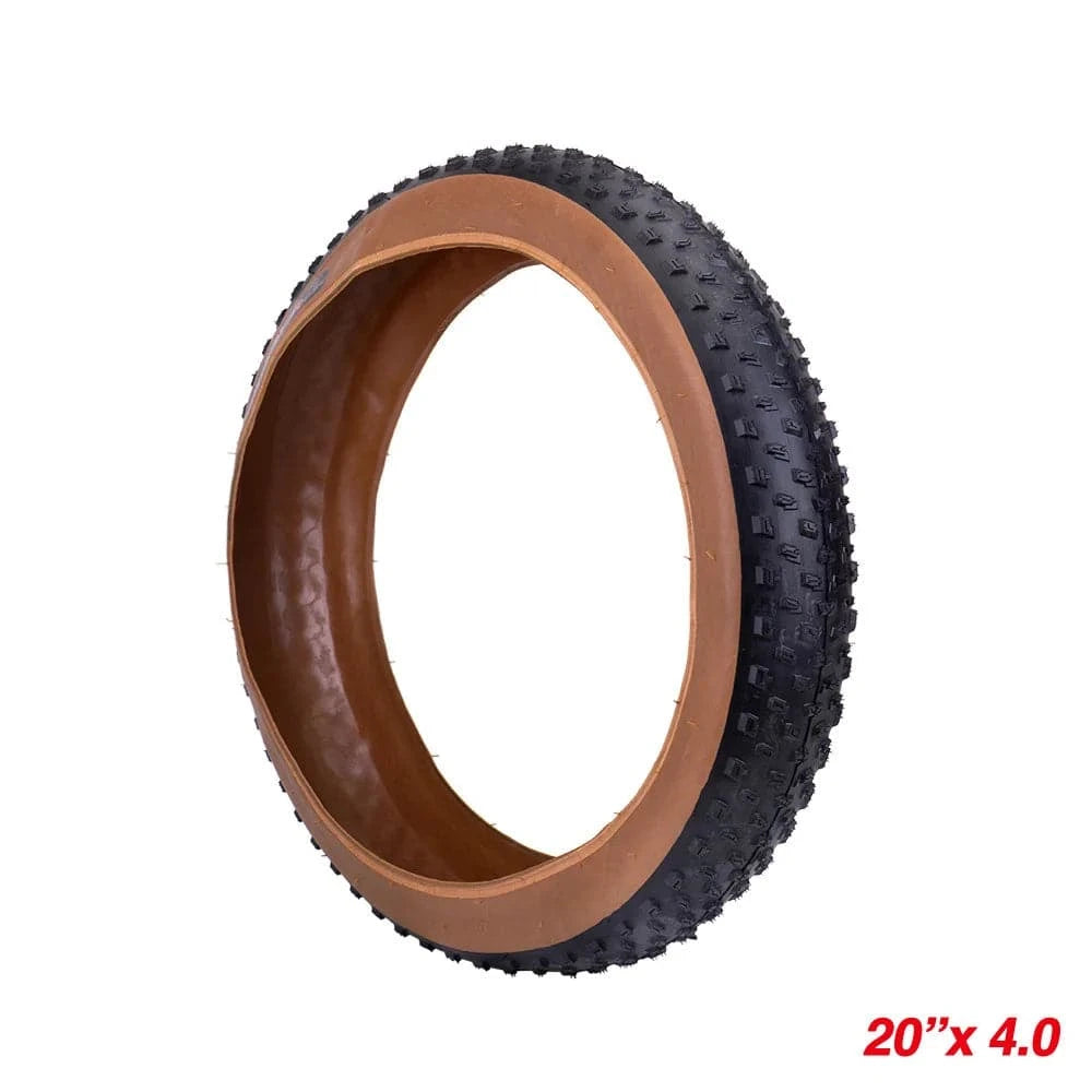 26 x 4.0Inch/20 x 3.0Inch/20 x 4.0 Inch Fat Bike Tire Rubber Bike Folding Tires Snow Beach Bicycle Replacement Tire-WAYBIKER