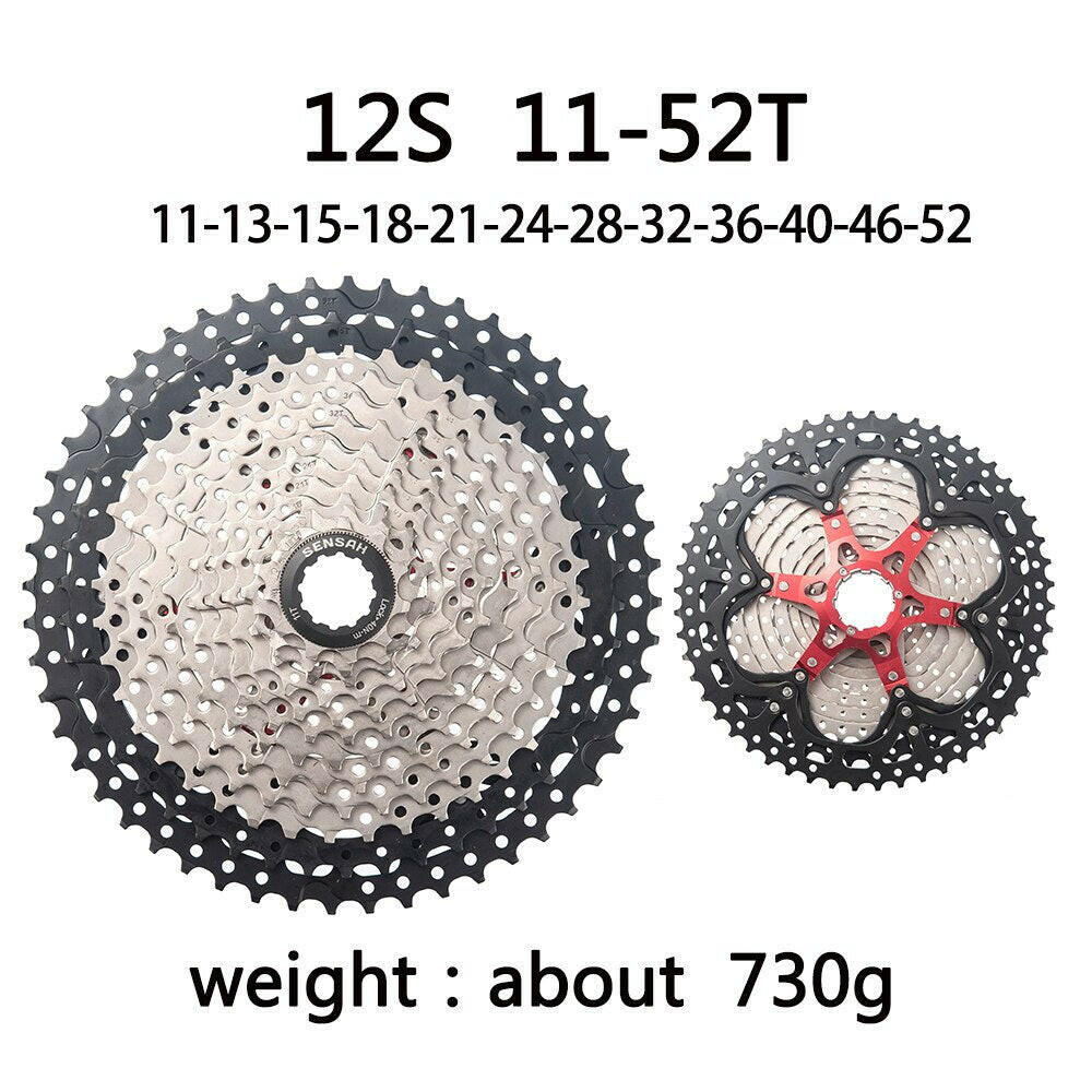 SENSAH Mountain Bike 8 9 10 11 12 Speed Velocidade Bicycle Cassette MTB Freewheel Sprocket 40T 42T 46T 50T 52T for HG HUB-WAYBIKER