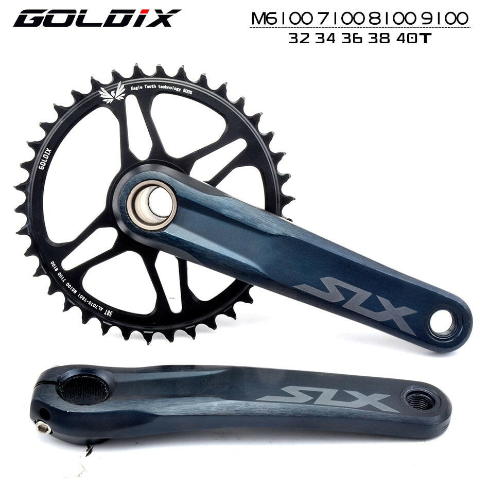 GOLDIX Bicycle Chainring Wide Narrow Chain Wheel Suitable for Shimano Deore XT M7100 M8100 M9100 12S Mountain Bike Crankset-WAYBIKER