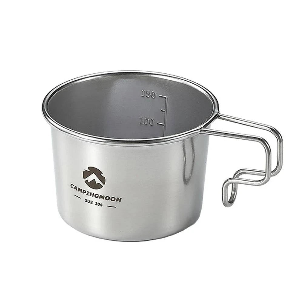 S180 Outdoor Stainless Steel 160ml Sierra Coffee Cup Picnic Tableware Portable Barbecue Hiking Camping Cup Picnic Cookware 2022-WAYBIKER