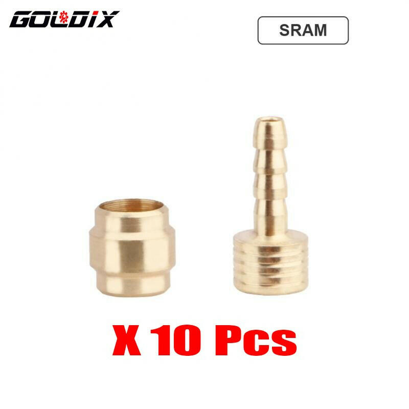 GOLDIX 20/60Pcs Bicycle Hydraulic Disc Brake Oil Pin Needle Olive Connect Insert for BH90 BH59 SRAM MAGURA Brake Oil Pipe Joint-WAYBIKER