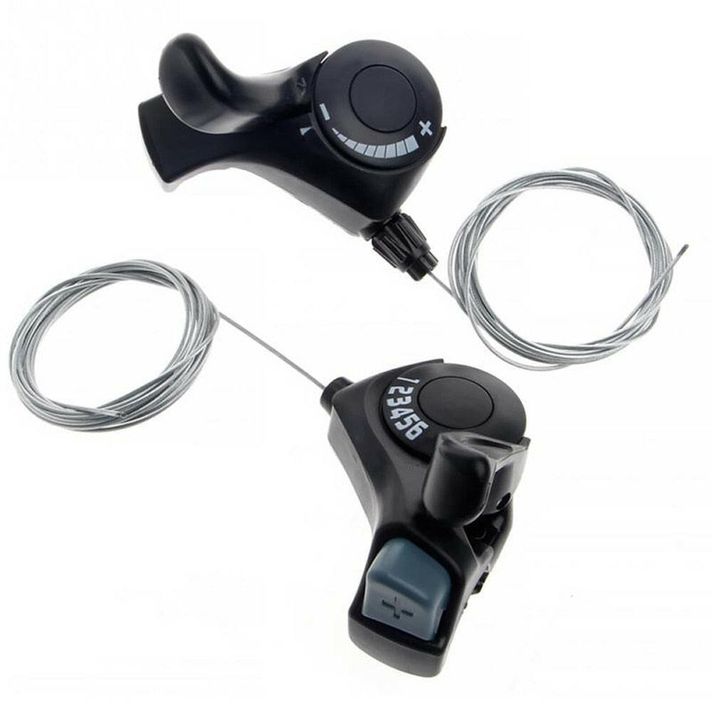 SL-TX30 3/6/7/18/21 Speed MTB Mountain Bike Thumb Gear Shift Lever Set-WAYBIKER