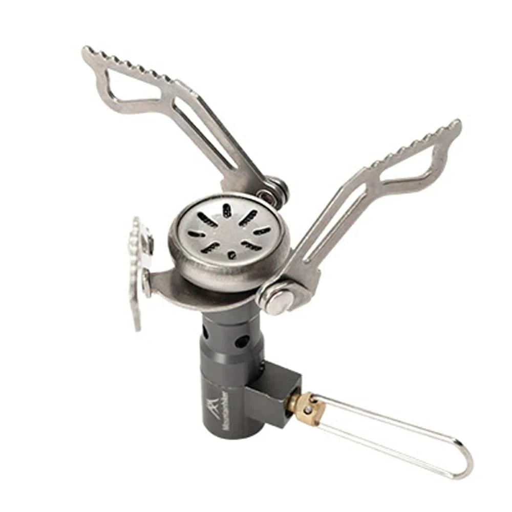 Portable Camping Stove Backpacking Gases Burner Foldable Camp Stove Head 2500W for Outdoors Cooking Camping Backpacking Hiking-WAYBIKER