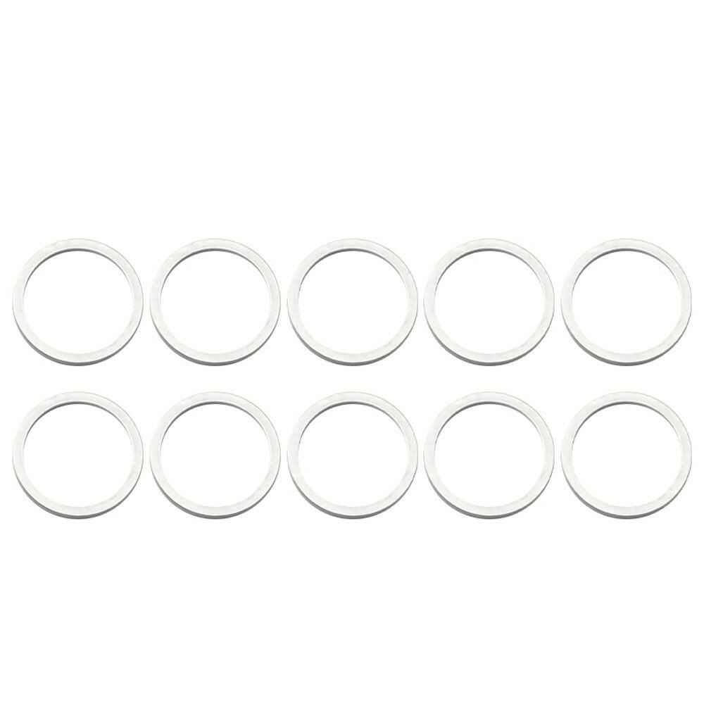 10PCS MTB Road Bicycle Chainring Bolts Gasket 0.5mm 1mm 2mm 5mm Bike Chain Wheel Screws Washer Crankset Bolt Washer Ring-WAYBIKER