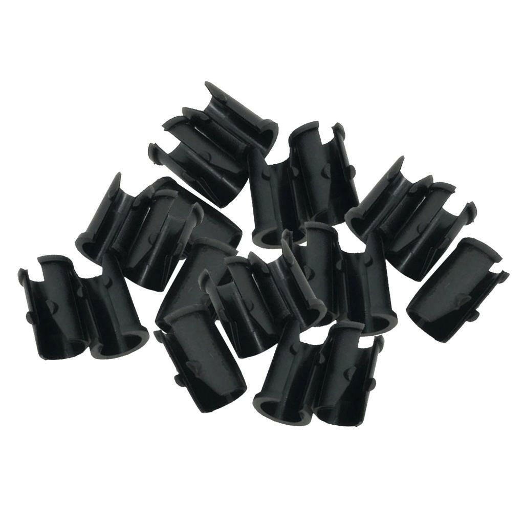 20 pieces U Type Frame Buckle Shim Brake Hoses Cable Guide Button-WAYBIKER