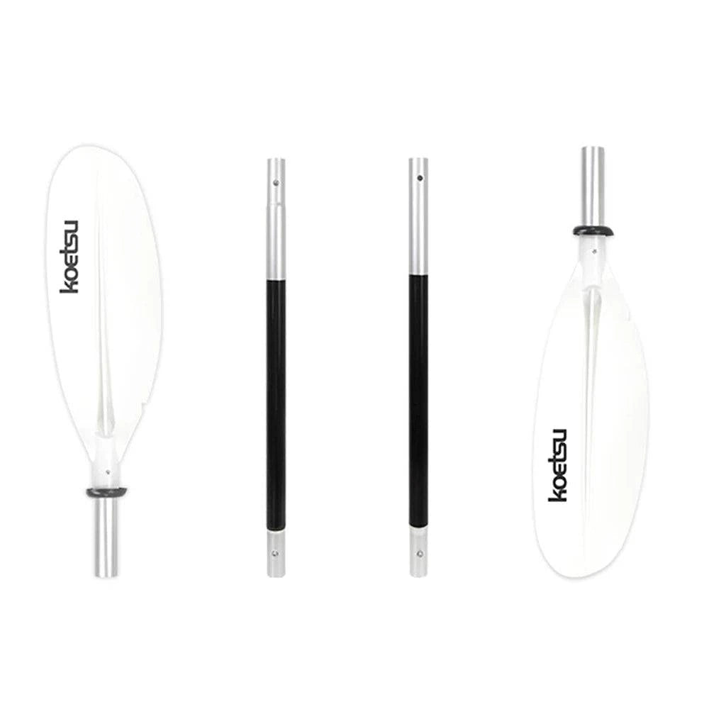 4pcs Detachable Kayak Paddles Adjustable Aluminum Alloy Shaft Paddle Double Head Paddle equipped with water Stop Ring-WAYBIKER