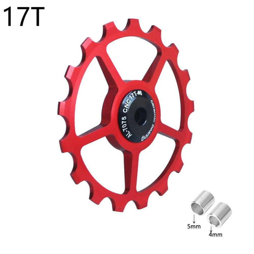10T 11T 12T 13T 14T 15T 16T 17T MTB Road Bike Rear Derailleur Pulley Roller Ceramic Bearing Guide Jockey Wheel-WAYBIKER