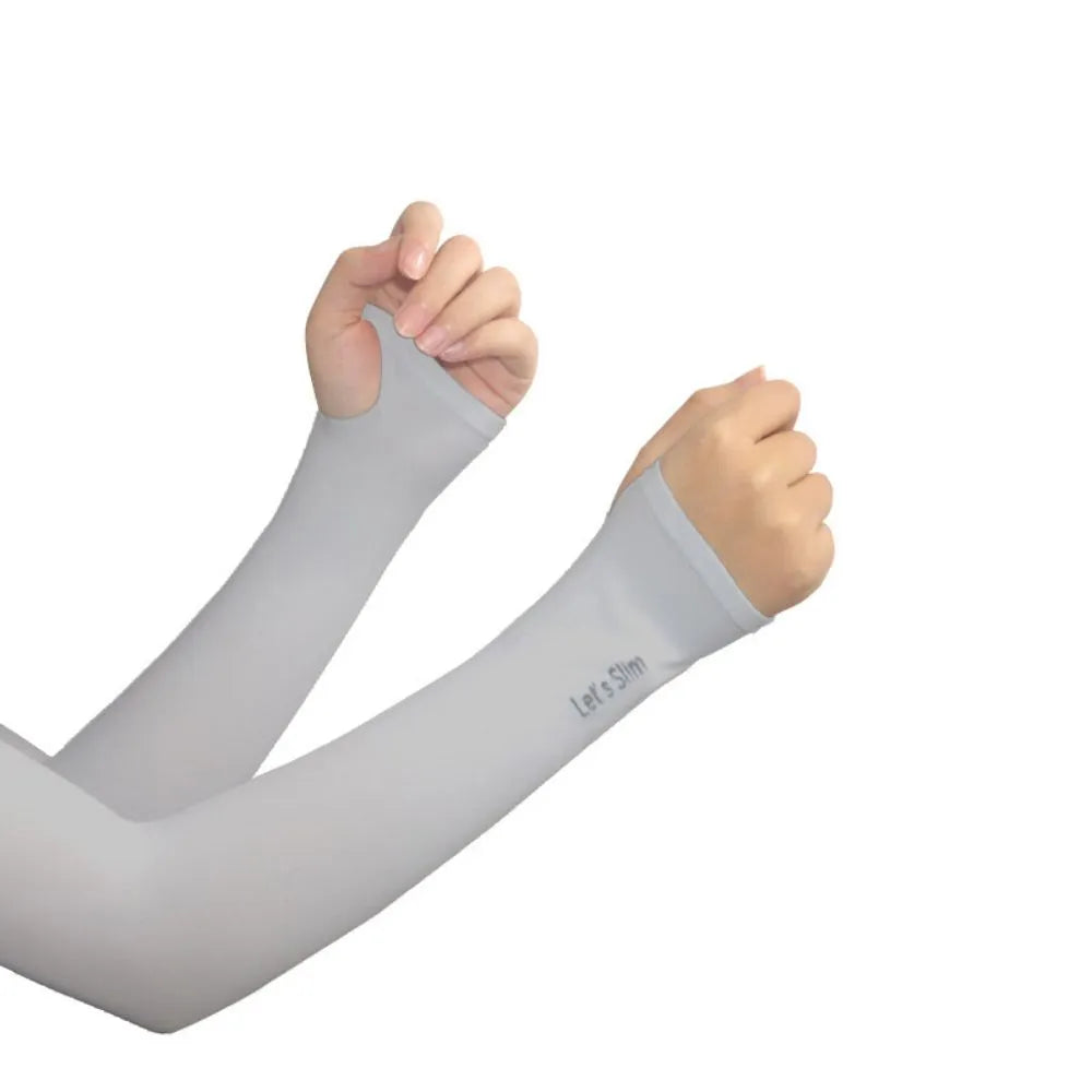 WEST BIKING Arm Sleeves Ice Fabric Breathable Quick Dry Running Sportswear Sun UV Protection Long Arm Cover Cycling Arm Sleeves-WAYBIKER