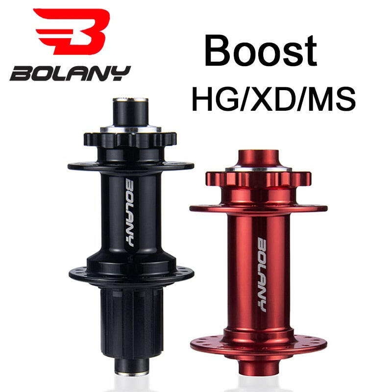 BOLANY Boost Cube Hubs 110x15 148x12 Mountain Bike Hub XD/HG/MS 32 Hole Thru Bicycle Bearing Hubs Bicycle Accessories