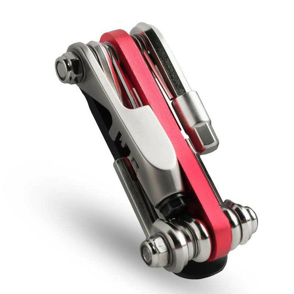 Multifunctional 14 in 1 Bicycle Repair Tool Kit Alloy Steel Maintenance Tool Set Cross Screwdriver Chain Cutter-WAYBIKER